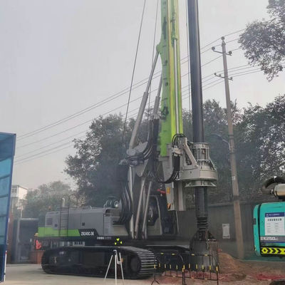 Máy đóng cọc thủy lực ZR240C 3K Máy khoan quay 70m ISO9001