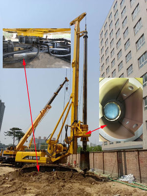 Máy đóng cọc thủy lực 169KW Máy đóng cọc thủy lực FD188A 600mm 1600mm