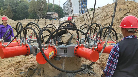 Máy bẻ cọc thủy lực bê tông tròn Máy bẻ đầu cọc